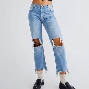 Free People Maggie Mid Rise Jean